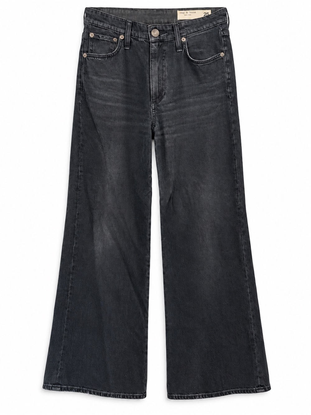 rag & bone Women's Black Bootcut Jeans